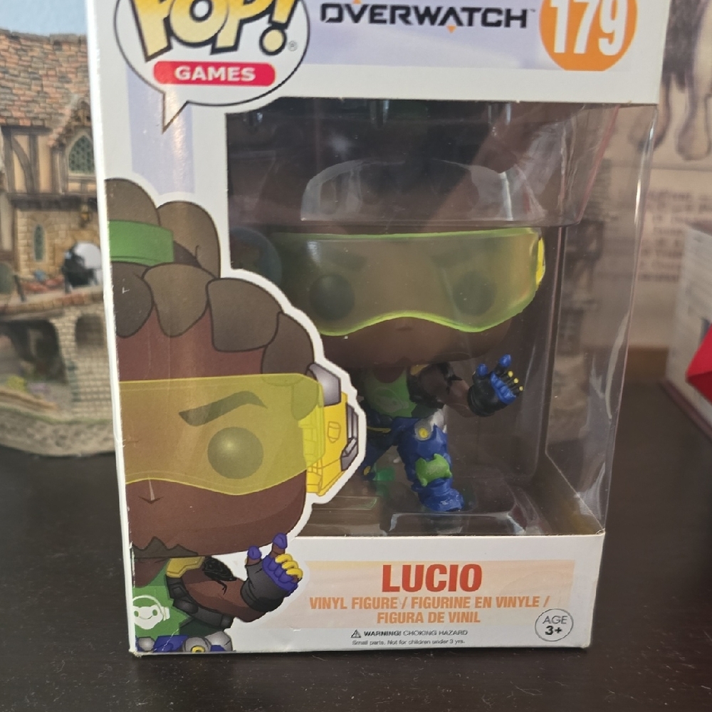 Funko Overwatch Lucio Vinyl Figure - Green, Blue, Brown